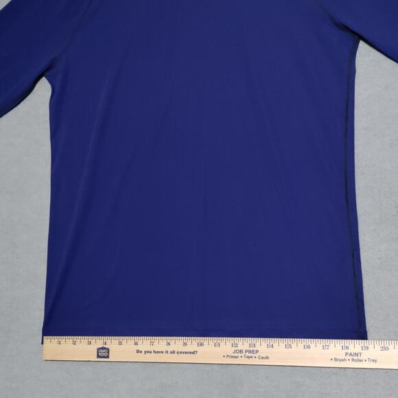Fioboc Shirt Mens Large PerformancePro Active Crew Neck Long Sleeve Tee Blue NEW - Picture 10 of 16